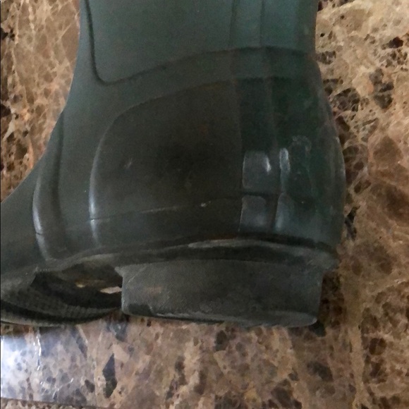 SOLD Hunter Green Matte Rain Boots - Picture 5 of 7